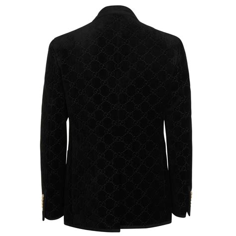 gucci blazer velvet|Gucci black velvet blazer.